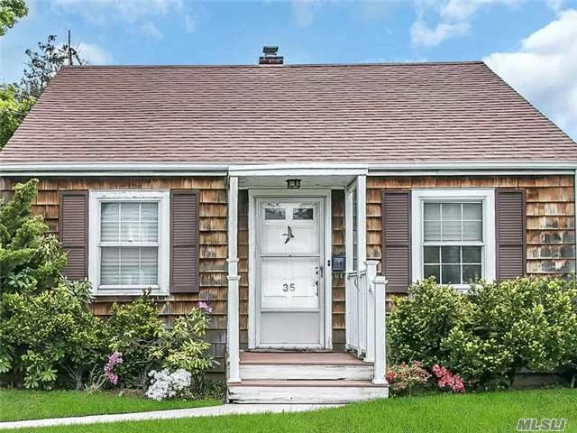 Charming 2 Bdrms, 1Full Bath, Full Basement Cape With Private Driveway And 1 Car Garage. Sold &rsquo;As Is&rsquo;. Great Location! Convinient To All; Shopping, Schools, Beaches, Muttontown Preserve Area. Lots Of Potential! Ideal For Scale Down/First Time Home-Buyer.