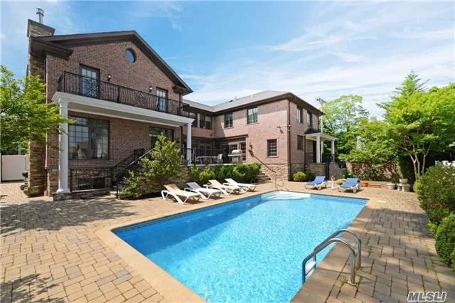 Presenting One Of The Largest & Most Elegant Properties In Queens. Just 26 Minutes From Manhattan Via Lirr, This Mediterranean Custom Masterpiece Represents The Ultimate In Indoor/Outdoor Living. This Home Has 7600 Total Square Feet, Geo-Thermal Energy Efficient Heating/Cooling, Wine Cellar, Security System, Surround Sound, Salt Water Pool, Ose To Bsmt, 9&rsquo; Ceilings....