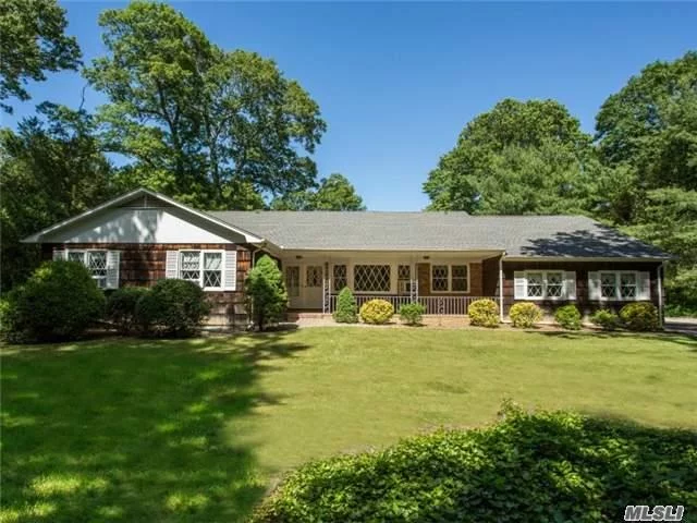 Lovely Three Bedroom Ranch On Two Acres Of Absolutely Stunning Laurel Hollow Property. The House Is A Well Built 1960&rsquo;S Home With A Lot Of Living Space, Two Fireplaces And Full Basement. The Beautiful Property Is Mostly Level And Cleared With Some Specimen Plantings. Village Beach And Mooring On Cold Spring Harbor. Csh Sd#2. Truly A Special Home.