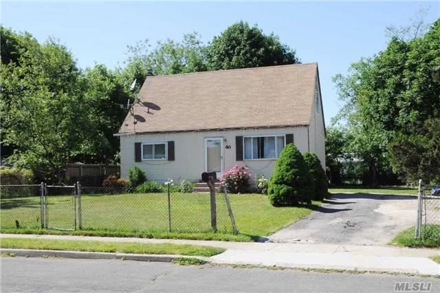 Lg 4 Br, 2 Full Bath Cape W/Full, Part Fin. Basement, Huge Yard. Needs Tlc.