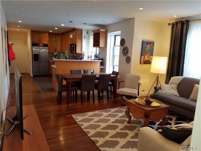 Fantastic 3 Br Co-Op Apartment For Rent!!! This Beautiful Apt Offers: Large Modern Kitchen With Quartz Counter Tops And Stainless Steel Appliances, Formal Dr, Spacious Lr, Equally Large 3 Br And Windowed Bathroom. Spot Lightning And Hwf Throughout. Very Bright Apt With Manhattan View.. Ac Included. Cable Ready. Top Floor Apt In An Elevator Building With Laundry.