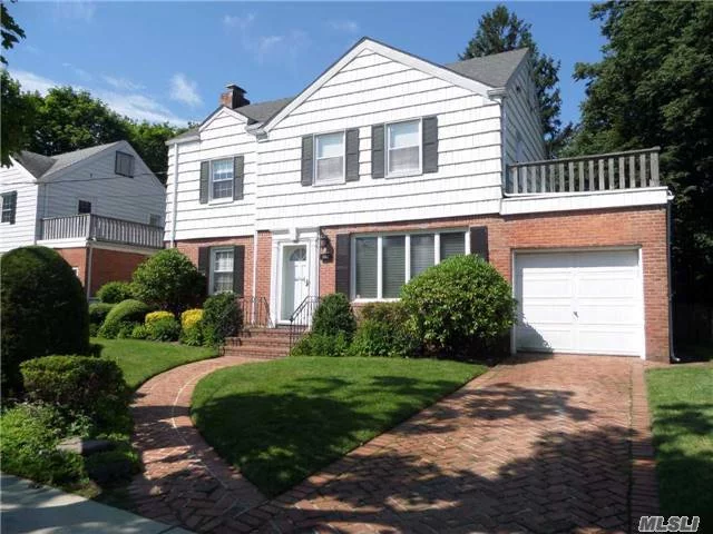 Classic Center Hall Colonial With Unlimited Potential. 3 Finished Levels, Oversized Bedrooms, Cac, Whole House Water Filter, Alarm, Sprinkler System, New Boiler And Hot Water Heater.