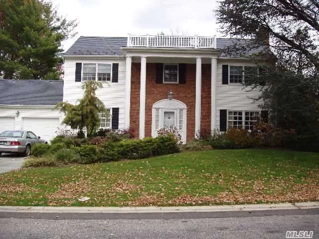 Lovely Center Hall Colonial. Excellent Condition, Finished Basement. Bedroom/Den On First Floor. Basement Will Be Newly Tiled And Painted. Lovely Patio With Awning.