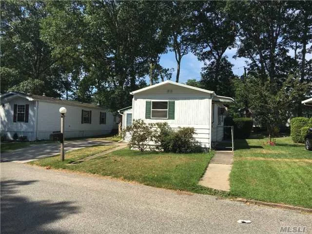 Lovely 2 Bedroom/1 Bath Mobile Home In 55+ Community. Home Is Handicap Accessible, Has Sun Room, New Carpeting Throughout, Freshly Painted, Lots Of Built-In Storage For All Your Things, Outside Shed For Additional Storage, Newly Remodeled Community Center And More. Homeowner Will Pay First 2 Months Of Park Fees!