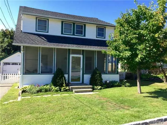 Set Midway On A Private Road, This Charming 4 Bedroom, 2 Bath Colonial Has Been Updated With Superb Attention To Detail. Steps From A Private Beach Which Overlooks The Mill Neck Creek. Not In Flood Zone.
