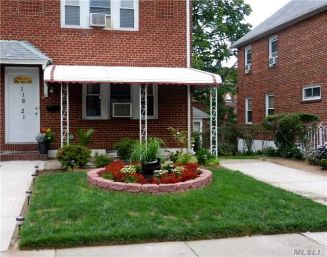 Lovely Brick Colonial House Features 4 Bedrooms And 2 Full Baths. Beautifully Maintained Home In Desirable Cambria Heights. 1 Car Detached Garage With Pvt Driveway And Finished Basement With Outside Entrance To Backyard. Home Is Located Near Transportation, Schools, Parks And Shopping.