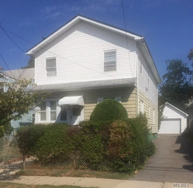 This Modest Colonial Boasts 5 Bedrooms, 2 Full Baths, Full Basement With Ose And High Ceilings, Detached Huge 2 Car Garage, And Plenty Of Pontial! Great For A Large Family! Close To Transportation And Shopping! A Must See! Wont Last!