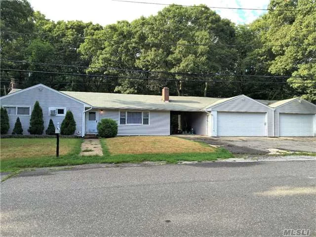 Beautiful 3 Bedroom, 2 Full Bath Ranch With A 4 Car Garage On A Half Acre Of Property. Updated Kitchen With New Appliances, Living Room With Fireplace, Formal Dining Room, New Heating System, Updated Electric, Generator Hook-Up And Security System. Sellers Are Open To Hear All Offers!