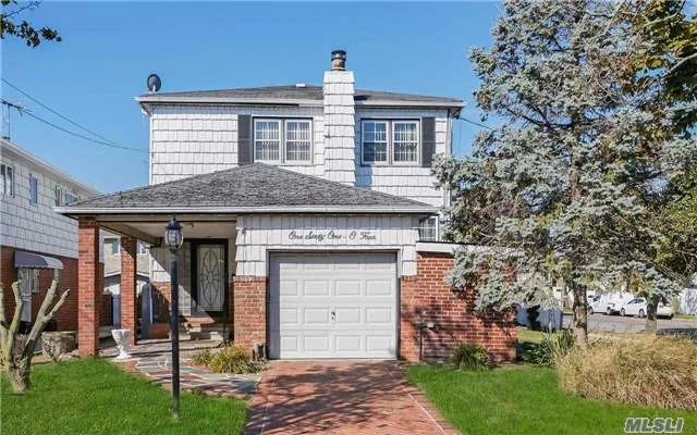 Lovely 1 Family Detached 4 Bedroom Home, 2.5 Baths , Fireplace, Central Air, Marble Flooring, Private Yard, In Ground Pool, 1 Car Garage, In Ground Sprinklers, Finished Basement, And Private Driveway. Home Sits On An Oversized Corner Property. Near Shops & Transportation.