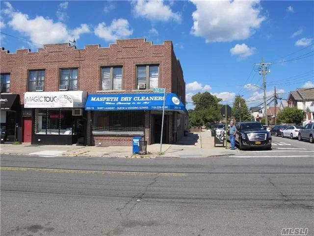 Move In Condition, Tenants Must Be Qualified With Proof Of Income. Excellent Corner Unit With Lot Of Visibility. On 32nd Ave Where The Bus Is Passing. Great Rental Price.Store Cannot Be: Any Kind Of Restaurant, Bagel Store, Bakery. No Cooking At Place At All.Basement Not Coming With The Store. Store About 720 Sf. Can Be Pick Up And Drop Off Store For Dry Cleaning.