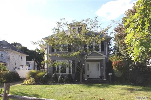 Classic North Syosset Colonial On Over 1/3 Acre, And Only 1/2 Mile To The Syosset Train Station. House Has Beautiful Charm, Dentil Moldings Throughout, Nice Sized Kitchen, Living Room, 2 Full Baths, Spacious And Inviting. Property Is Also Perfect For Builders Or Investers Who Want To Build New.Can Convert To Gas--Gas Line In Front Of House.