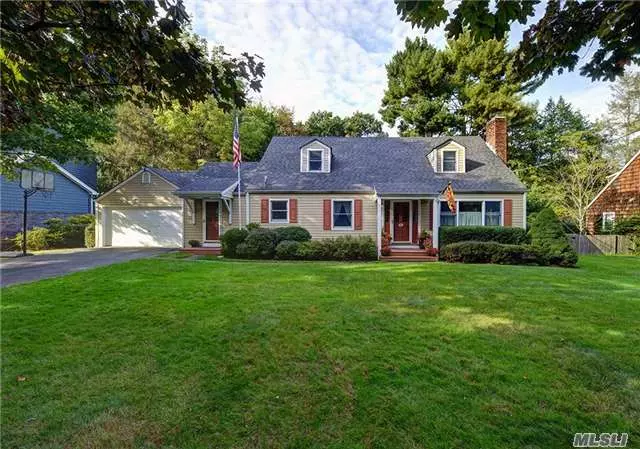 Move Right Into This Beautifully Maintained And Updated Expanded Cape With Two Master Bedrooms! Huge Eat In Kitchen W/Center Island & Large Pantry. Sliding Glass Door Leads To Lovely Trek Deck & Fenced In Back Yard. Finished Basement With Den, Workshop, Office & Outside Entrance. Too Many Extras To List Including Hardie Board Exterior Siding And Storage Galore!