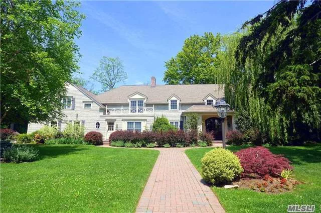 Showcase Colonial Gracious Lr/Fp, Banquet Dr.Exciting Great Room Adjoins Dream Kitchen/ French Doors Open To Lush Garden & Golf Course Vista! Home Office/Waiting Rm/Bath, Study. Master Retreat Boasts His/Hers Sitting Rms, Huge Wic, Gym, En Suite Bath/Steam/Jacuzzi. 2nd Level Bonus Area (Children&rsquo;s Study), 3 Large Family Brs/En Suite Baths.Finish Bsmt. 2 Much 2 Describe!