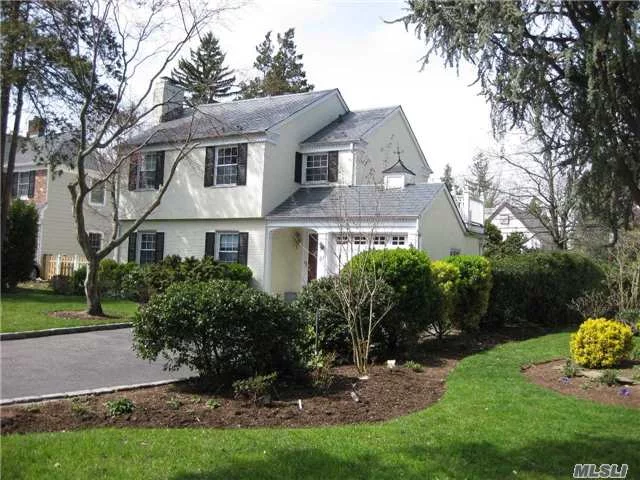 Bright North Strathmore Colonial, South-Southwest Exposure, Totally Renovated W/Permits, 3-4 Bedrooms, 2.5 Baths, Easy Walk To Train, Bus, Library, Supermarket, Worship, Schools, Parks, Shopping Center, Eat In Kitchen, Formal Dining Room W/ French Doors To Large Deck Overlooking Private Backyard, Manhasset Schools, Munsey Park Elementary, Furniture Available