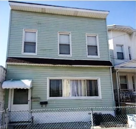 Great 2 Fam. Invest. Property; Sold As Is; Oak Floors/Ceramic Tiles; Bath/Kitchen Updates; Walk To Subway/Bus To Nyc. All Offers In Writing. Must Include Mtge Pre-Qual., Proof Of Funds, Income. Allow Min. 24Hrs For Showing. Both Units Tenant Occupied.