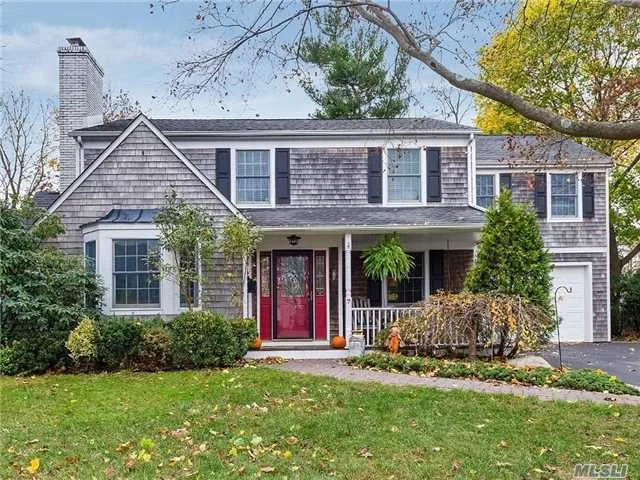 Charming Front Porch Invites You To This Hampton Style 3600Sq.Ft. Chc Featuring Architectural Beauty & Craftsmanship. Formal Living Room With Fp, Dining Room, State Of Art Kitchen With Adjacent Family Room With Fp Plus 1/2 Bath And Soaring Ceilings. Windows Wrap Around Office & Sitting Rm. . Mbr With Bath And 3 Generous Bedrooms With One Bath. Beautiful Fenced In Property.