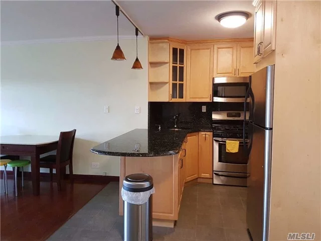 The Best In The Area Elmhurst Towers Co-Op One Bedroom With Balcony Excellent & Newly Renovated Ready To Move In, Just A Block Away From Subway Elmhurst Ave Station. Convenient To All Types Of Shops, Restaurants, Highways, Transportation, Hospital.