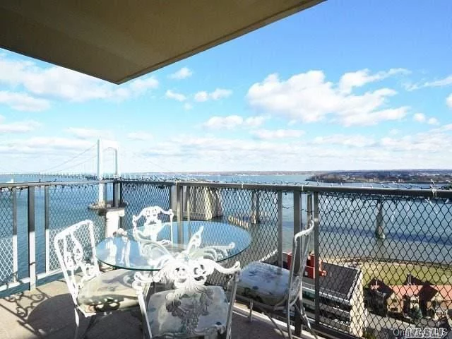 Dramatic Water Views On The 20th Floor! Deluxe 1 Bedroom With Terrace. 1100 Square Feet Offering An Open Airy Floor Plan. Hardwood Floors, Large Closets And An Updated Kitchen! Desirable On Bedroom On A High Floor!