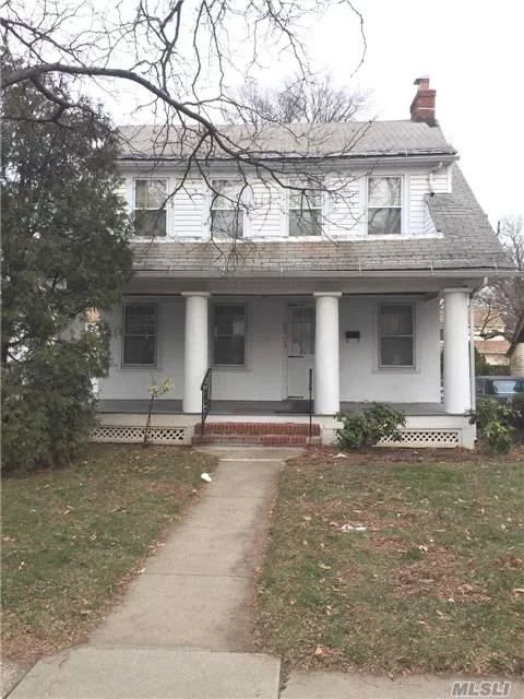 Great Opportunity To Own And Update An Original Queens Village Colonial With Nearly 1500 Sq Ft Of Living Space Plus Full Unfinished Attic And Basement On 42X120 Lot And Space To Add Possible 1/2 Bath Next To Main Level Kitchen. Mid-Block Location On A Quiet Tree Lined Street 10 Min Walk To Queens Village Lirr. Central To All!!! Being Sold In As Is Condition.