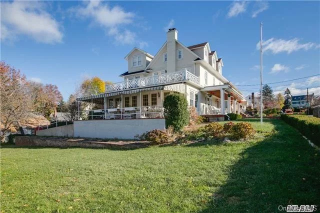 Located Close To All & W/Views Of Manhasset Bay & The Nycity Skyline Beyond, This Home Has Been Thoughtfully & Carefully Updated Throughout, Incl New Cac. The Result Is Bright & Inviting W/6 Brs, 3.5 Baths & Gathering Spaces Including Front & Side Porches & Private Balcony Off The Master Ste. Sited On Oversized 100&rsquo; X 100&rsquo; Manicured Property. 2-Car Detached Garage.