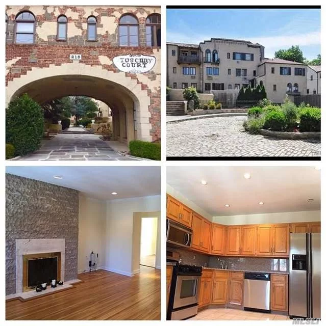 Great Location In Tuscany Court. Quaint European Style. Bright & Sunny 2 Bedroom Walk-Up Apartment On 2nd Floor Overlooks The Lovely Courtyard & Fountain. Wood Floors, Lg Living Room W/Fireplace, Updated & Spacious Eat-In-Kitchen. Walk-In Closet In Master Br, May Consider Small Pet (Possibly W/Extra Security) *Co-Op Board Approval Is Required* Tenant Pays Realtor Fee