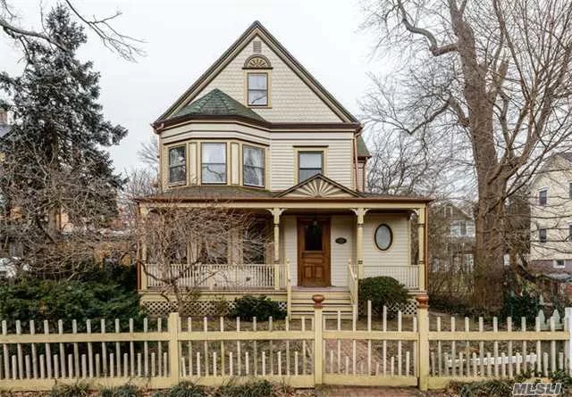 Calling City Beach Lovers! Buy Into This Lifestyle W/Strong Community Spirit! Live In This Unique Village Home Off Hempstead Harbor. Spotless 4 Br, 3.5 Bth Victorian Circa 1895. Updated Eik, Master Bth, Pwd Rm/Radiant Heat, Upstairs Hall Bth, Updated Heating System, 200 Amp Service. A Home With Great Bones. Beach Privileges.Easy Access To Shops, Restaurants, And Music.