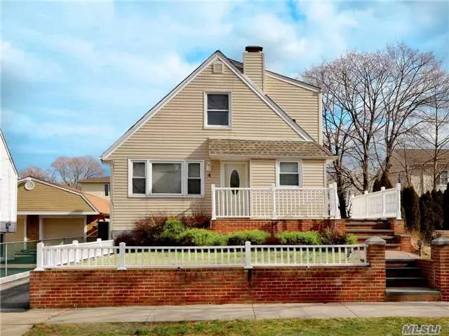 Two Family Home Offers Opportunity & Potential To Expand On Large 60X100 Lot. 2-Story Cape Offers Lr, Dr, 4 Brs, 2 Full Baths, Fp & Hw Fls. Lower Level Apartment: One Br, Lr, Eik, Full Bath, Laundry, Pvt Ose, Presently Rented. Newer 2 Gas Heating Systems, Roof, Windows & Siding. Interlocking Stone Walkways & Front Porch. Great Investment To Own & Rent.