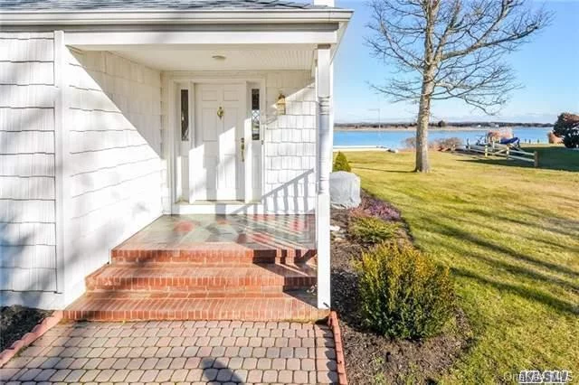 Magnificent 9 Rm. 3.5 Baths Waterfront Home With Private Dock With Electric/Water. Easy Access To Peconic Bay. Spectacular Views Overlooking Corey Creek And Peconic Bay. This Uncommon Trophy Home Is In Move In Condition. With A 3.5 Room Separate Guest Quarters. A Must See!