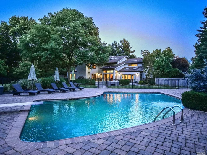 This Home Is Perfectly Located 20 Miles From Nyc And Jfk/Laguardia Airports And Close To The Finest Shopping And Dining On Long Island. Tasteful Finishes Throughout Including Elegant Fabric Wall Coverings And Custom Window Treatments. Entertaining Is Easy In The Generous Size Rooms And Spacious Deck Overlooking The Property And Pool-House Generator.