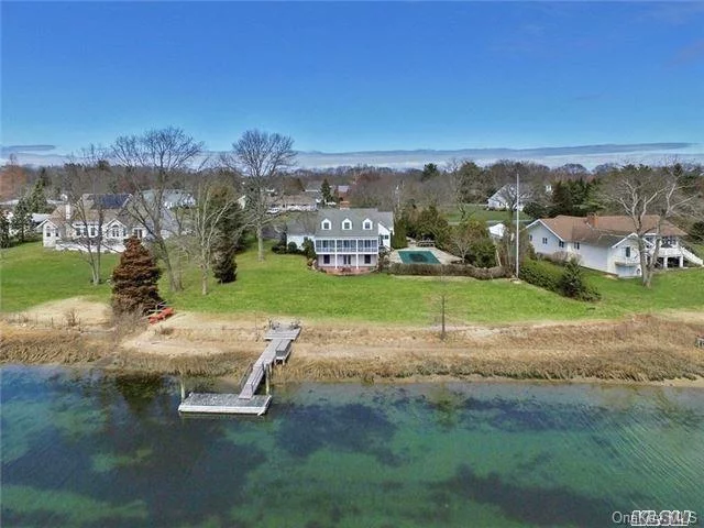 Location, Location, Location! Traditional Cape Cod Perched On 1 Ac With 200 Ft Of Frontage On Jockeys Creek In Southold! Sw Pool, Outdoor Kitchen, Screened In Porch, Dock, 4Bd, 4Ba. Close To All The North Fork Has To Offer.