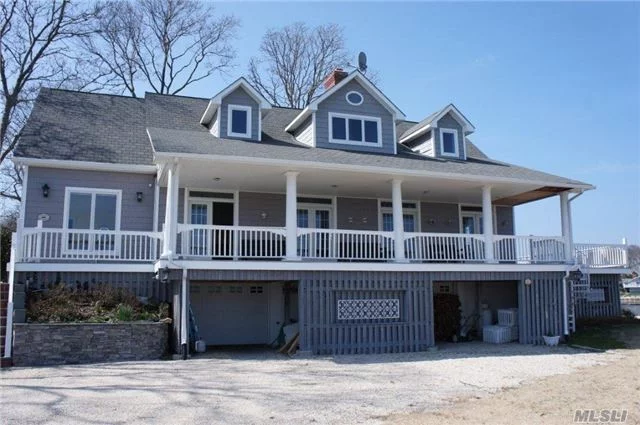 Breathtaking Views Of Gardiners Bay. Beautifully Appointed Home In Gardiners Bay Estates. Steps From Sandy Bay Beach.