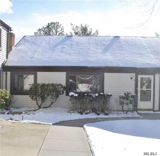Beautifully Redone Home With New Carpets.. Light & Bright Living Room W/Fireplace, Eik W/Oak Cabinets & Sliding Door To Patio. Bedroom Has A Wall Of Closets, Full Bath W/Tub. Pull Down Attic, Updated Cac, Hw Heater, & Burner. No Upper Unit.