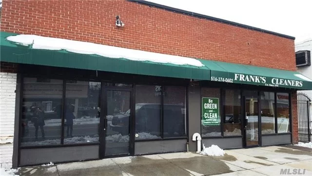 Well-Kept Free Standing Building Separately Divided As 2 Storefronts, But Can Be Combined As One Space. Full Basement & Fenced Rear Yard Space. Currently Occupied W/2 Tenants. Cleaners Will Be Delivered Vacant At Closing. Other Tenant Has A Lease In Place Till June 2018. Heavy Traffic Location. Cvs & Signature Bank Across The Street. Present All Offers-Motivated Seller.