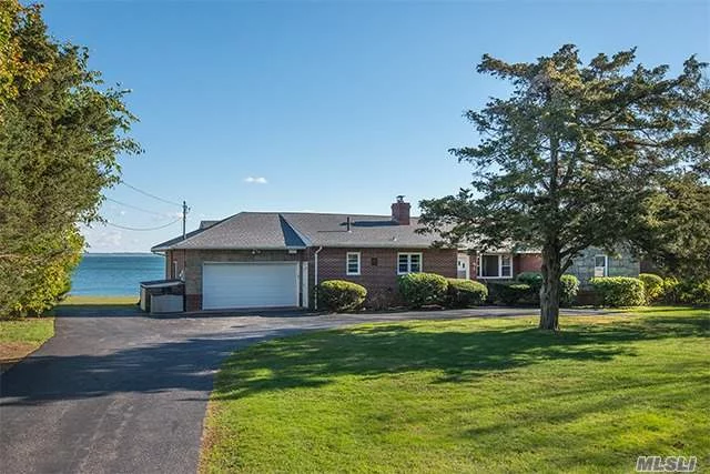 Waterfront Year Round Rental Home With Smashing Views Over The Bay. Recently Renovated. Newer Appliances, Flooring, Bathroom, Wood Burning Fireplace, Spacious Rooms In This Custom Built Home Directly On Peconic Bay With Private Beachfront Location. Occupancy May 2017. Now Accepting Applications.