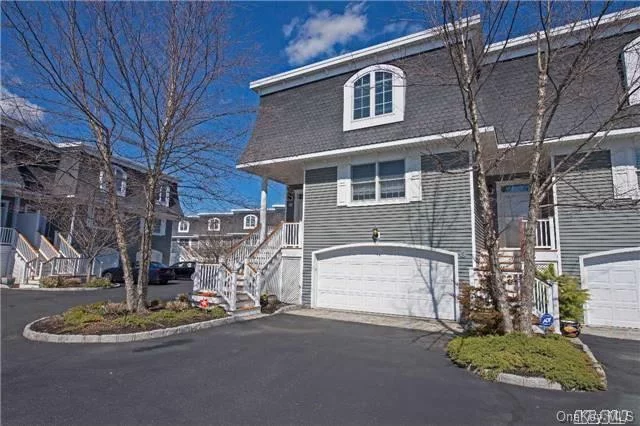 Sale May Be Subject To Term & Conditions Of An Offering Plan.3 Level End Unit Townhouse With Absolutely Amazing Waterviews! Features Cathedral Ceilings, Wood Floors, Radiant Heat, Elevator, Master Suite W/Full Bath, 2 Skylights, Wic & Fireplace And Great Room W/Fireplace. Elegant Maintenance Free Living With 30&rsquo; Deeded Docking!