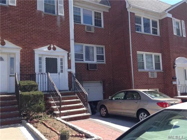 Brick Well Maintained Legal 2 Family Home, Lr, Fdr, Eik, 3 Bedroom 1.5 Bath Apartment Over Lr, Fdr, Eik, 1.5 Bath 2 Bedroom + Walk In Level.3 Room Duplex With 1st Floor. New Sidewalk, Walkway And Driveway.1 Car Att Garage Plus 2 Parking Spaces. Conveniently Located To Bay Terrace Shopping Center, Schools And Buses.,