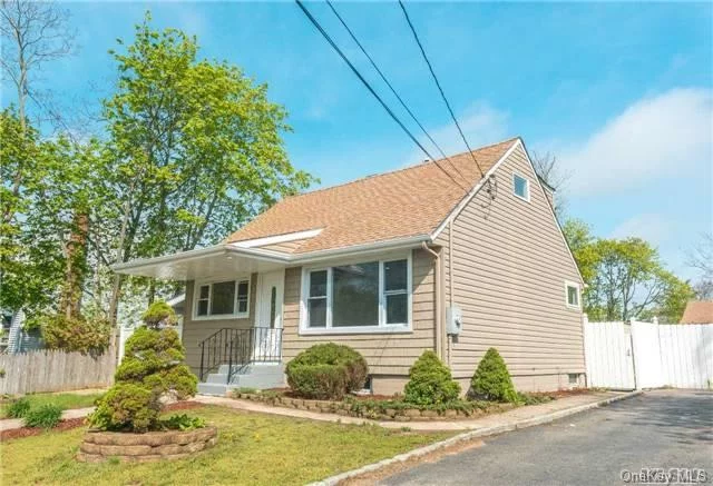 Fully Renovated Cape From The Inside Out. This Central Located Home Features 4 Beds, 2 Baths, New Stainless Steel Appliances, Beautiful Hardwood Floors, High- Hats Lighting, New Sliding Door To Wooden Deck And Beautiful Back Yard. Low Taxes! Move Right In! Close To Lirr, Central Islip Town Center And Much More. Don&rsquo;t Miss It.