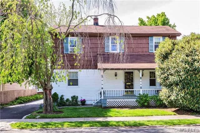 New To Market! Charm Galore Exudes In This 1918 Colonial Perfectly Situated In The Heart Of Roslyn Heights. Featuring 3 Bedrooms And 2.5 Baths, This Home Offers All New Windows, New Roof, Hardwood Flooring Throughout, Fabulous Front Porch, 2 Car Garage With Huge Attic Above, Deck & So Much More.