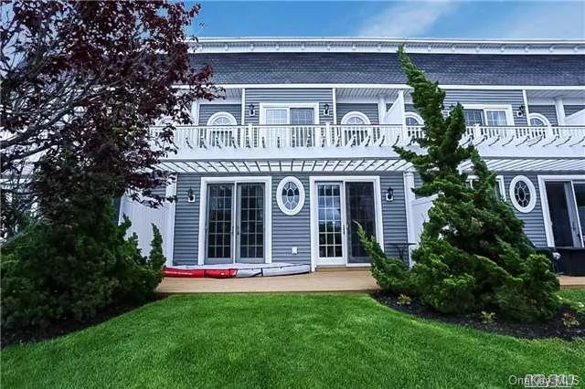 One Of 22 Private Beautiful Waterfront Homes Surrounded By Well Manicured Landscaped Property. Very Spacious With Cathedral Ceilings And Wood Flooring Throughout. Radiant Heat On First Floor And 2 A/C Zones. Enjoy. Deeded Boat Slip And Downstairs B/R Was Converted To Dining Room But Can Be Converted Back To B/R Property Includes Elevation Certificate. High And Dry!