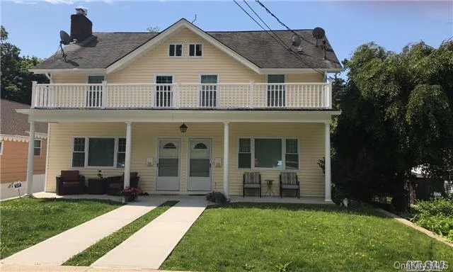 All Renovated With Hard Wood Floors, Walk Up Attic, Basement W/ Laundry. Full Use Of The Back Yard And 1 Car Garage And Driveway. Excellent Location, Close To Highways And Lirr.