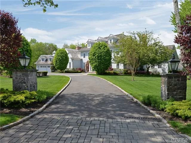 Stunning Shingle Style Residence Evokes Hamptons Beachfront Living. Custom Built To The Highest Standards. Beautifully Scaled Private Quarters & Every Desired Gathering Space. Spectacular Grounds With Pool, Pool House.