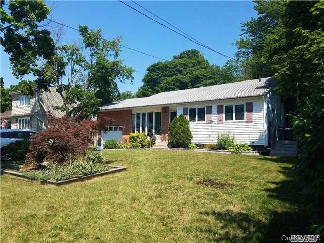 Mint Split In Desirable Hunter Ridge Section Of West Islip. 3 Bedrooms, 2 Full Baths, Family Rm W/Bar, Full Basement, Huge Oversized Yard.  Over Sized Yard. Anderson Windows, Upgraded Electric, Whole House Water Filtration.