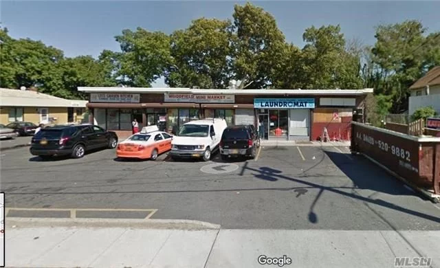 Great Invested Opportunity! Four Stores Included Grocery, Laundromat, Kitchen, And Nail Salon With 8 Parking Lot , Property Will Be Delivered With Great Lease, Increase 2.3% Yearly, Every Store Has Along Basement & Utility Meter, Don&rsquo;t Disturb Tenant, The Lirr 511 Railway Shuttle Bus Station On Front Of Stores