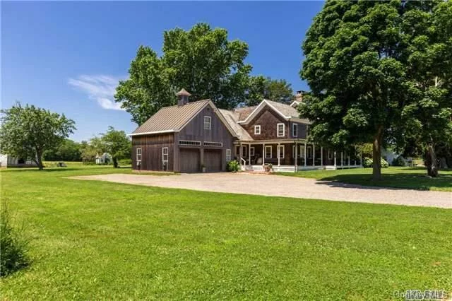 1855 Farmhouse Totally Renovated 4Br, 5.5 Baths, 3 Ensuite Bed Rooms, Mbr Ensuite, 2 F/P, Fdr, Lr, 3 Staircases, Horse Barn W/Paddocks, Corn Crib, Barn With Small Cellar, Chefs Kitchen, 2 Pantries, 2+Att Garage.