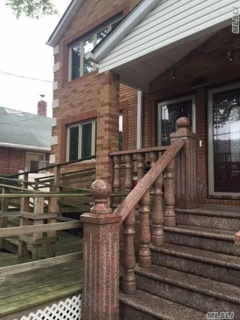 Young 2 Family House, On 1/F 3 Bedroom 1.5 Bath & . Large Recreation Room In Basement With Bath And Sep Exit To Backyard, New Paint, Stainless Appliance, Hardwood Floor, Long Driveway