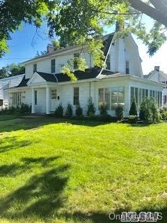 Completely Renovated Colonial With 9&rsquo; Ceilings, Sun Room, Fireplace, Full Basement. Large Back Yard. All New Eat In Kitchen With All Frigidaire Gallery Stainless Appliances, Gas Heat Conversion, Wood Floors Thru Out. All New Tiled Baths, New Wiring, Plumbing, 2 Zone Heat And A/C.