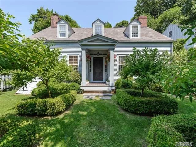 Completely Rebuilt & Restored In 1998 To It&rsquo;s 1758 Orig Style With Authentic Details But All New Systems And Amenities. Beautiful Boxwood Garden And Gazebo. Wide Plank Floors, Original Beams,  5 Orig Fpls, 10 Rms. Huge 2 Story Garage W/Stairs To Storage Loft. Cac, Gas Heat, Alarms, Sprinklers, Diamond Condition In Historic Roslyn. Could Be In Architectural Digest!