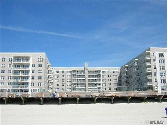 1 Br/W Covered Transferrable Parking Spot #156! Updated Kitchen & Bath, Sunken Lr, Plenty Of Closets, New Carpeting, Freshly Painted, Terrace With City Views Luxury Building W/ Pool, Direct Access To Boardwalk, Gym, Security System, Bike Room, Beach Chair/Surf/Boogie Board Rm, Storage, Ent. Rm, Fios Or Cablevision, Newly Renovated Lobby & Hallways. Low Maintenance Fee!