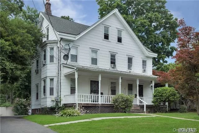 Gracious 2-Family Victorian Set Back From The Road. 3-Bdrms 1-Bath On Each Floor. Updated Windows And Roof. Separate Utilities For Each Floor. Detached 2-Car Garage. Great Curb Appeal. Must Make Appointment Before Seeing. Train And Shopping Nearby