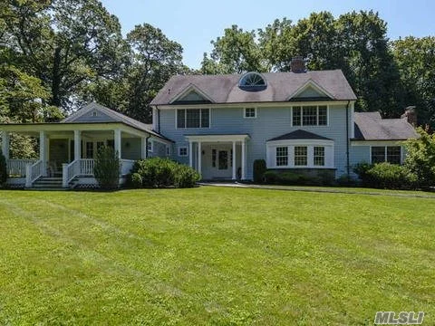 Tucked Away Gem Near Town Of Oyster Bay. Updated, Pristine 5 Bedroom Colonial With Every Amenity Including Gourmet Kitchen, Large Great Room And Front, And Back Stairs. Full House Generator And 3 Car Garage. Park Like Property.